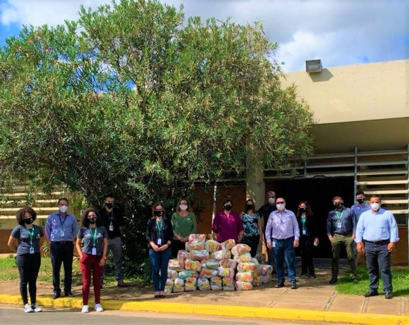 Funcionários da Greenbrier Maxion se mobilizam e doam 100 cestas básicas a entidades do município de Hortolândia, interior de São Paulo