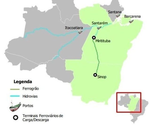 Presidente do Centro das Indústrias do Pará cobra apoio de governador para ser liberada obra da ferrovia Sinop-Miritituba